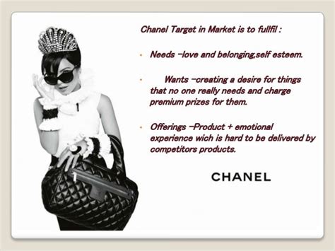 chanel handbag market share|what is chanel target market.